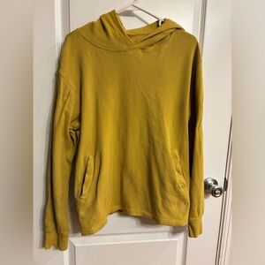 Iron and Resin Mustard Yellow Hooded Sweatshirt